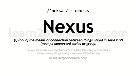 nexus definition slang